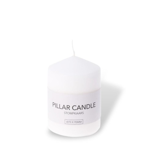 CANDELA 7X9CM BIANCO